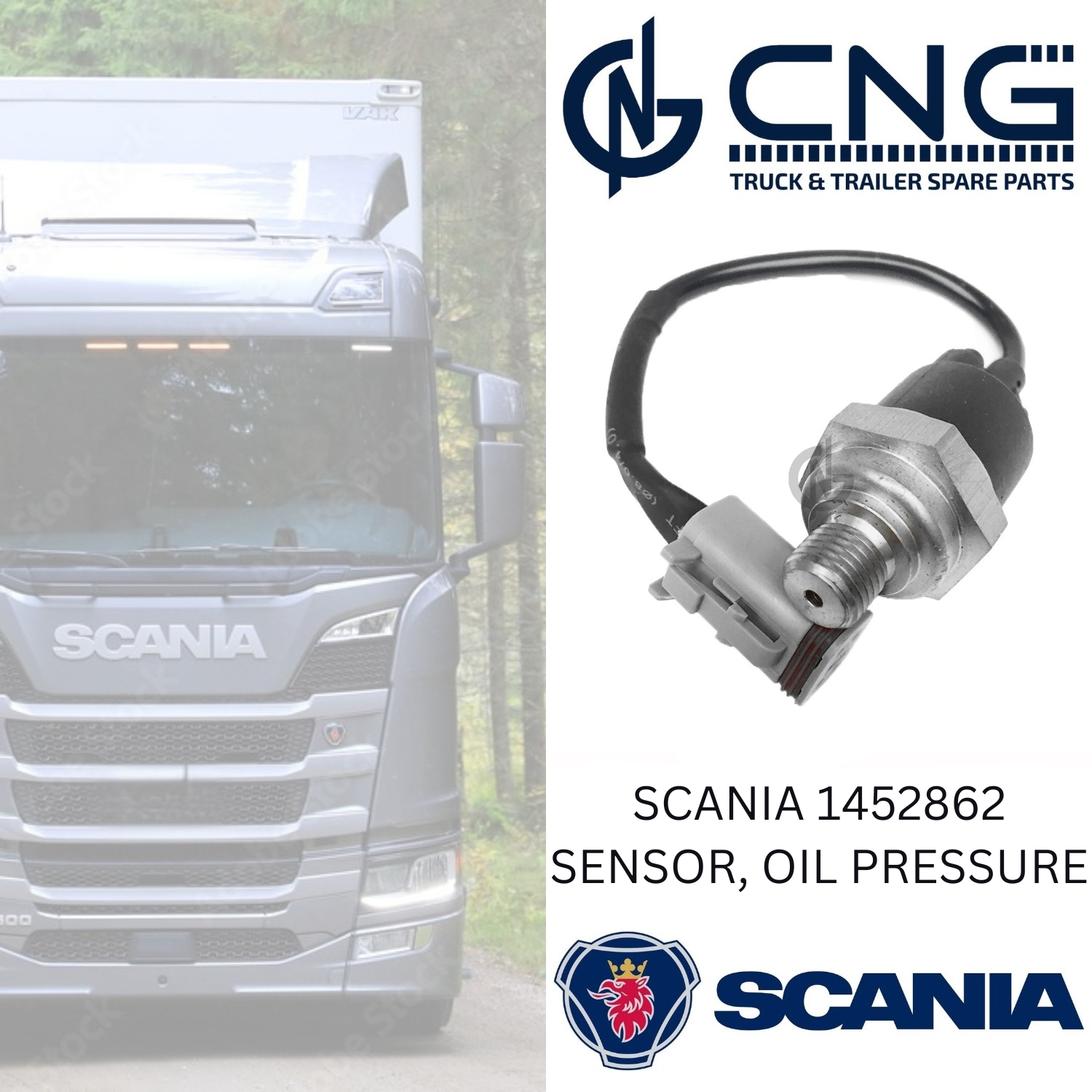 SCANIA 1452862 SENSOR, OIL PRESSURE
