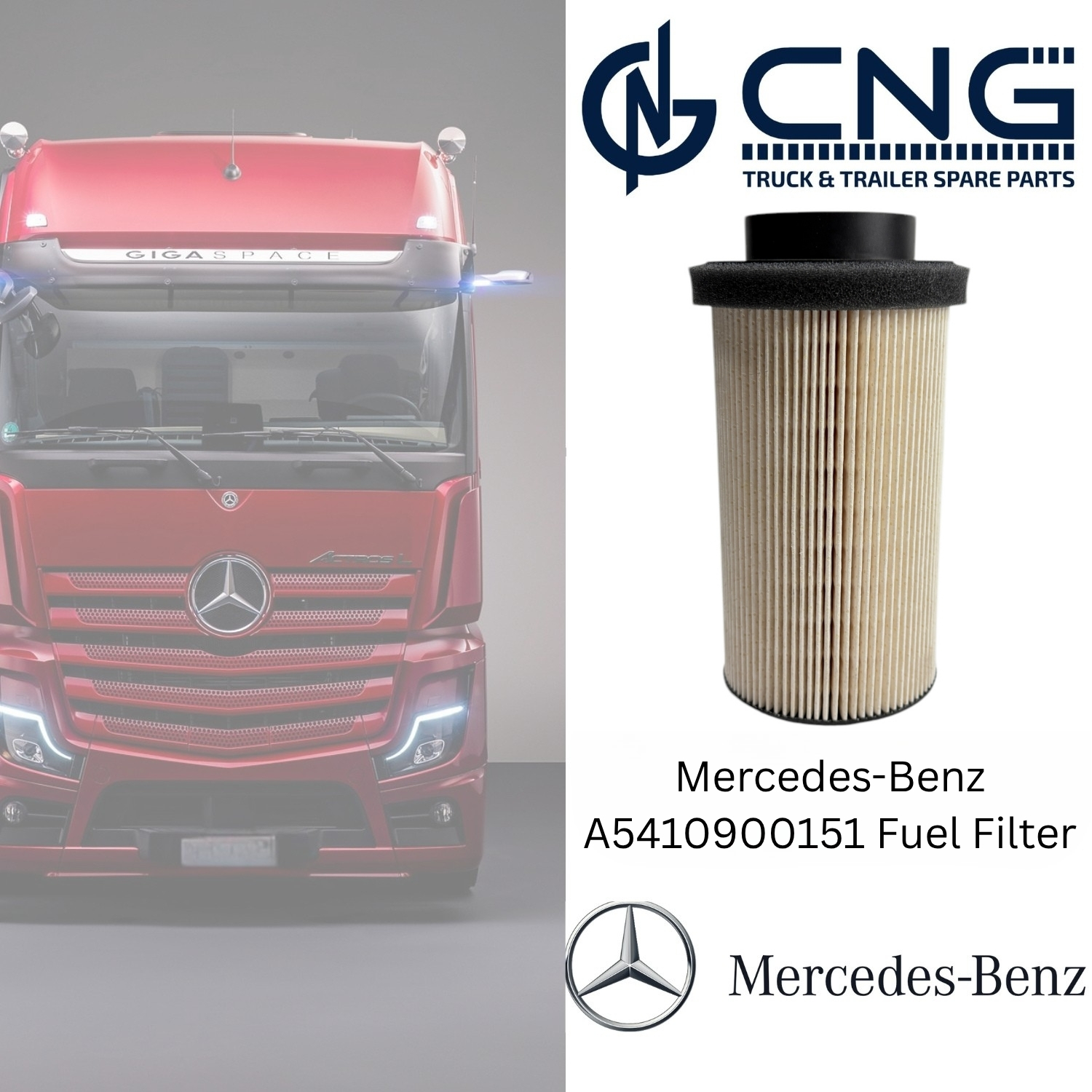 Mercedes-Benz A5410900151 Fuel Filter